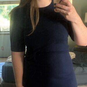 Banana Republic Navy Blue Dress